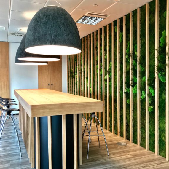 Jardines Verticales en Oficinas Torre Cristal